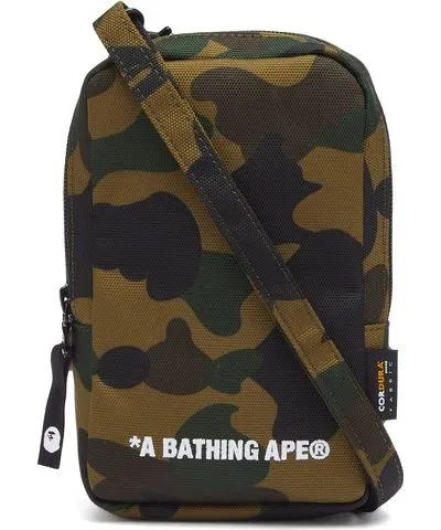 A Bathing Ape Women's 1st Camo Cordura Phone Shoulder Bag