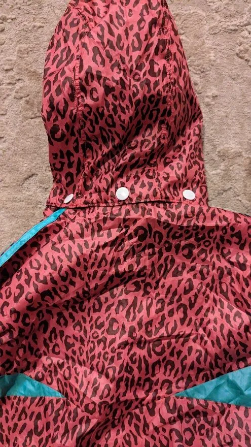 adidas cheetah print toddler jacket with detachable hoodie.