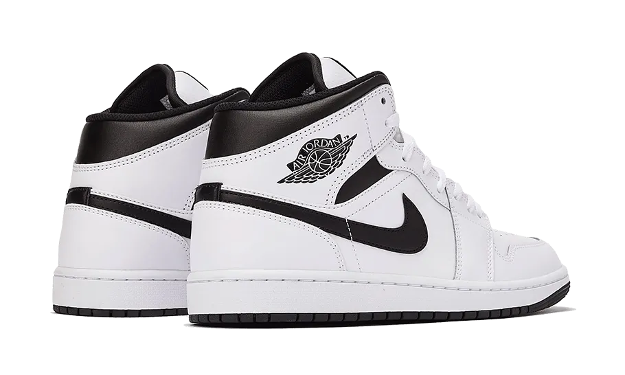 Air Jordan 1 Mid White Black - White Black Air Jordan 1 Mid