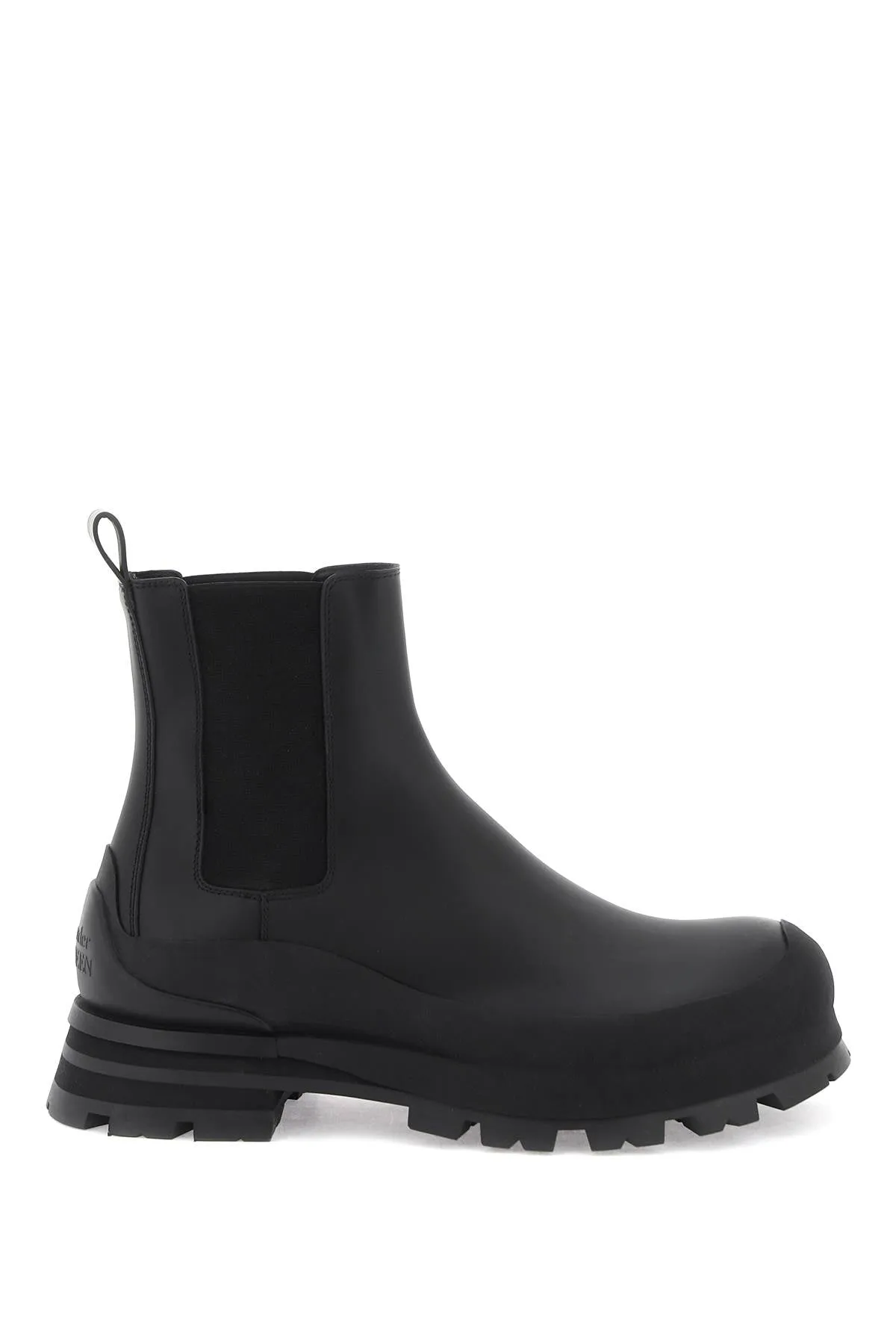 Alexander McQueen black leather Chelsea ankle boots 777807 WIEQ3