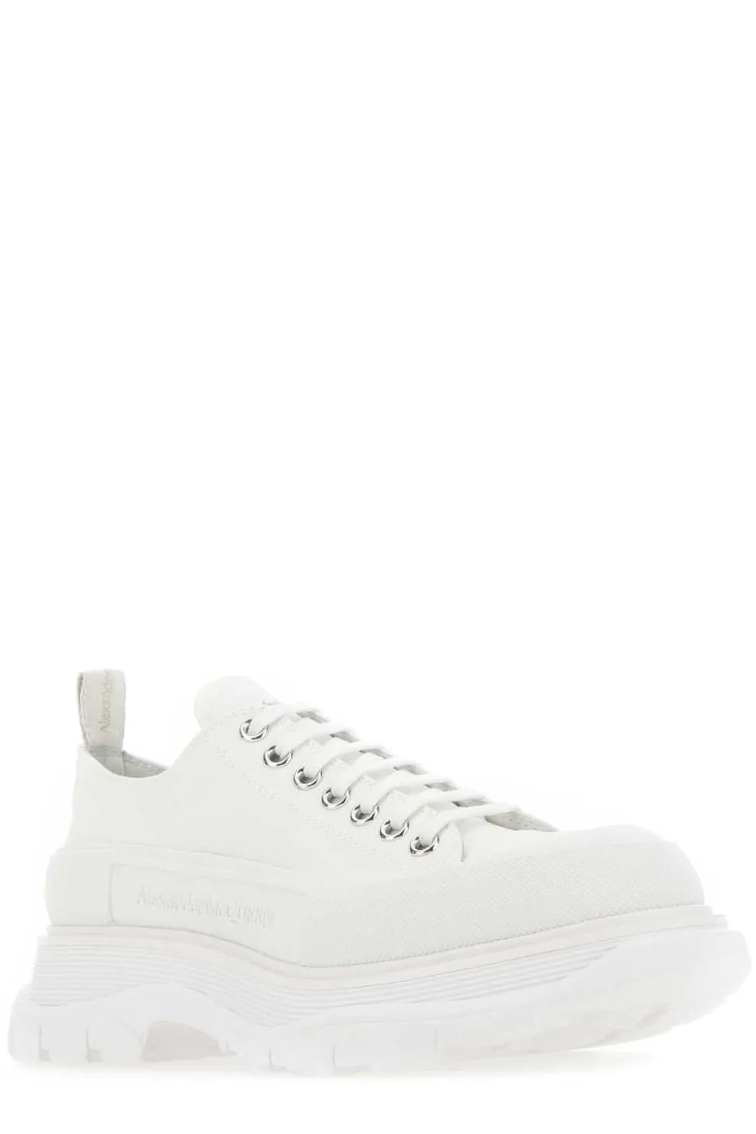 Alexander McQueen Tread Sleek Lace-Up Shoes