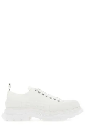 Alexander McQueen Tread Sleek Lace-Up Shoes