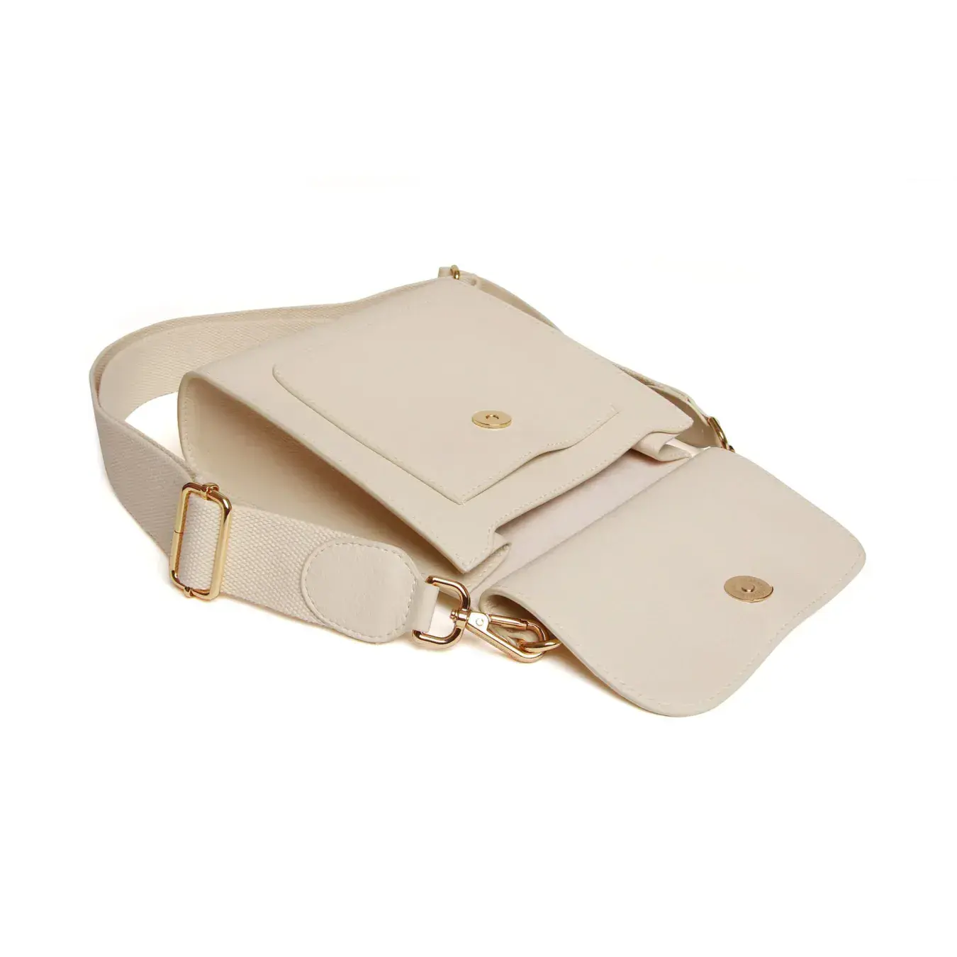 Pastel Cream Bloomsbury Crossbody Bag by Alice Wheeler