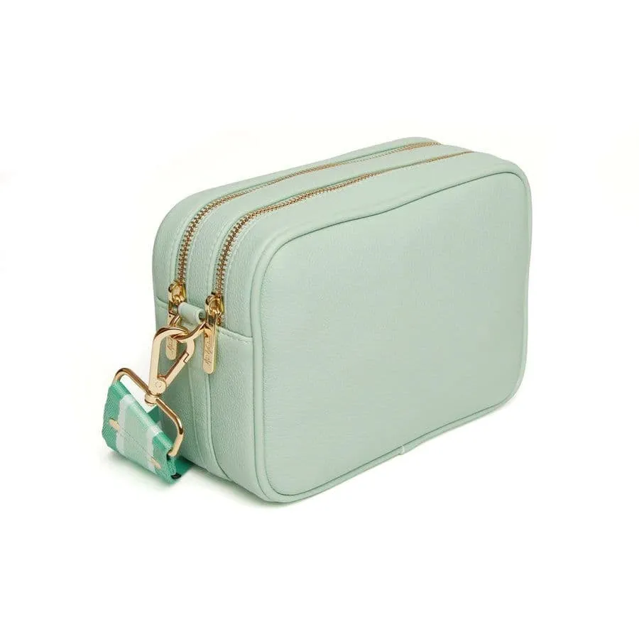 Alice Wheeler Mint Green Soho Crossbody Bag