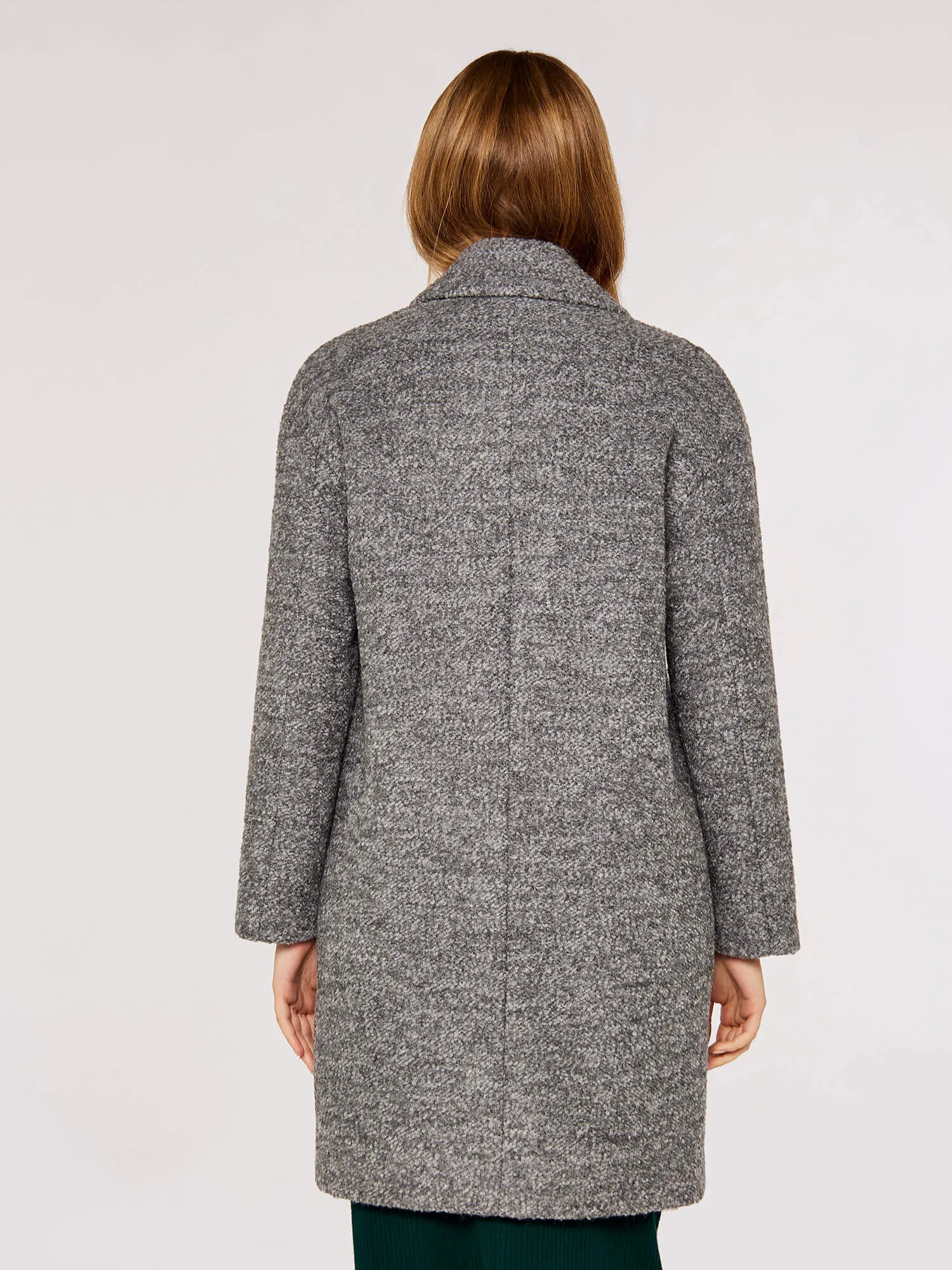 Apricot Boucle Coat