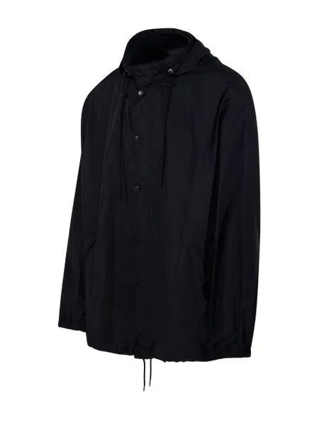 Balenciaga Black Short Windbreaker