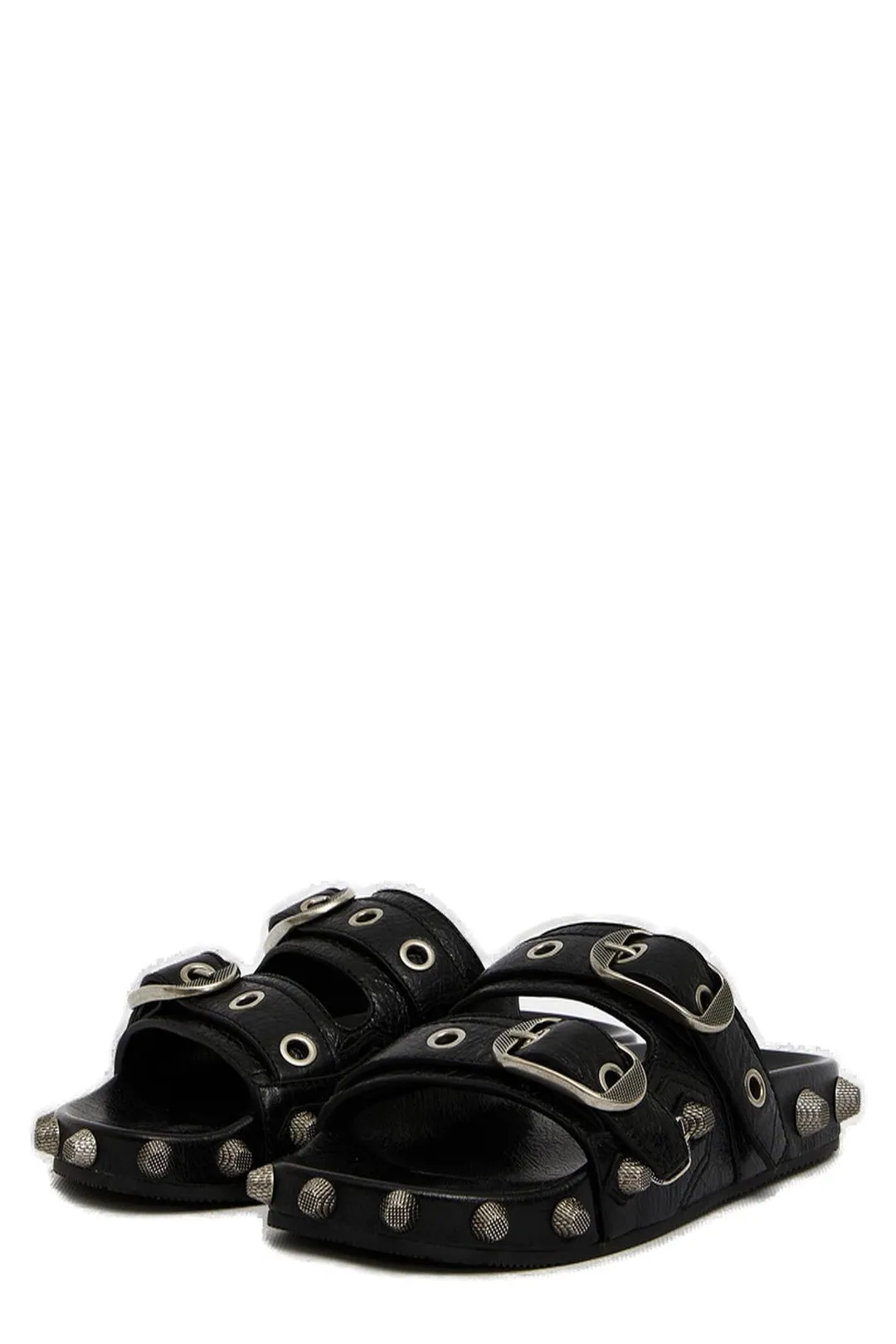 Balenciaga Cagole Sandals with Stud Embellishments