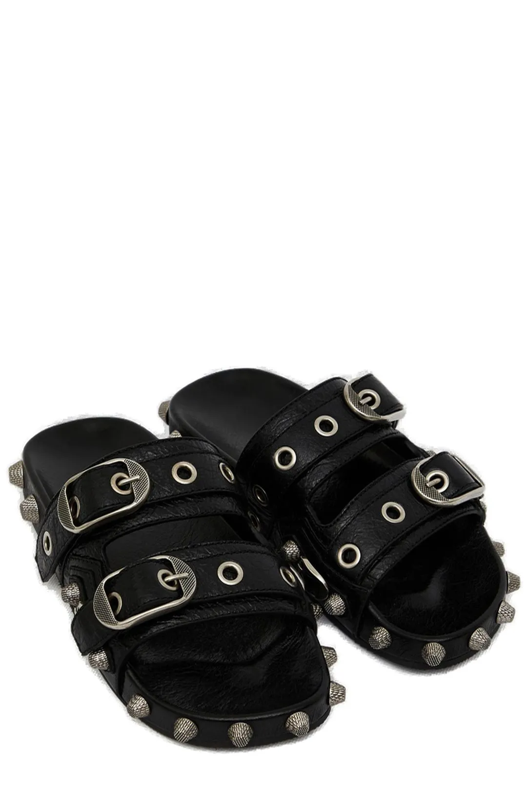 Balenciaga Cagole Sandals with Stud Embellishments