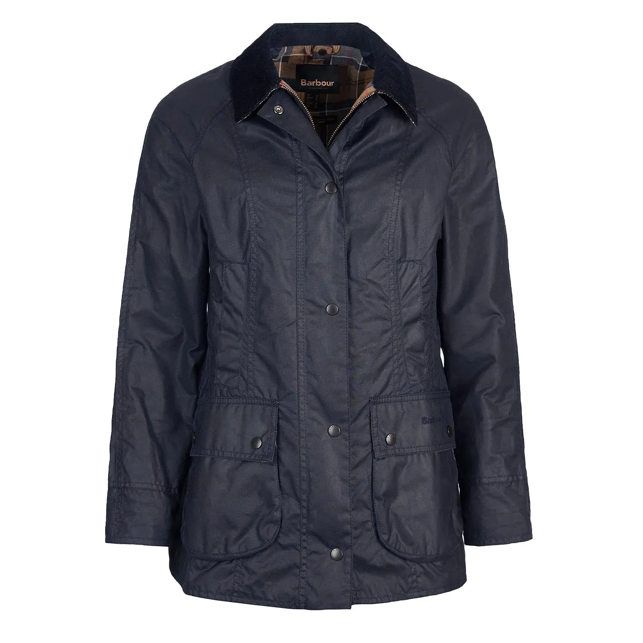 Barbour Women's Beadnell Wax Jacket in Navy