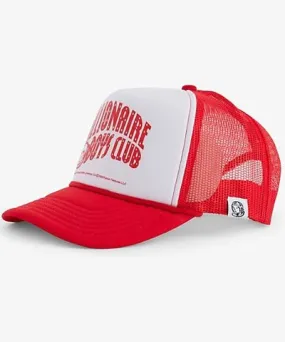 Red Arch Logo Baseball Cap for Men by Billionaire Boys Club