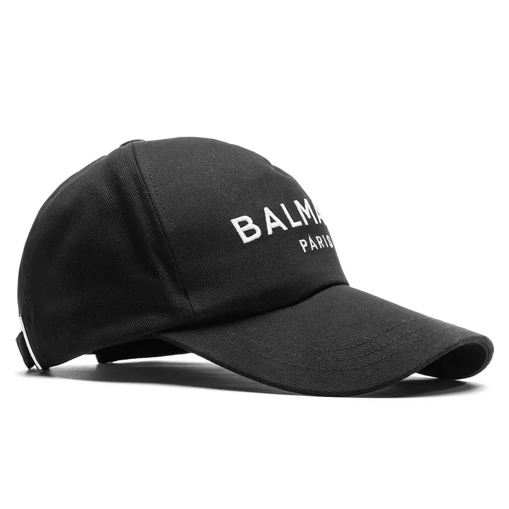 Black and White Cotton Cap