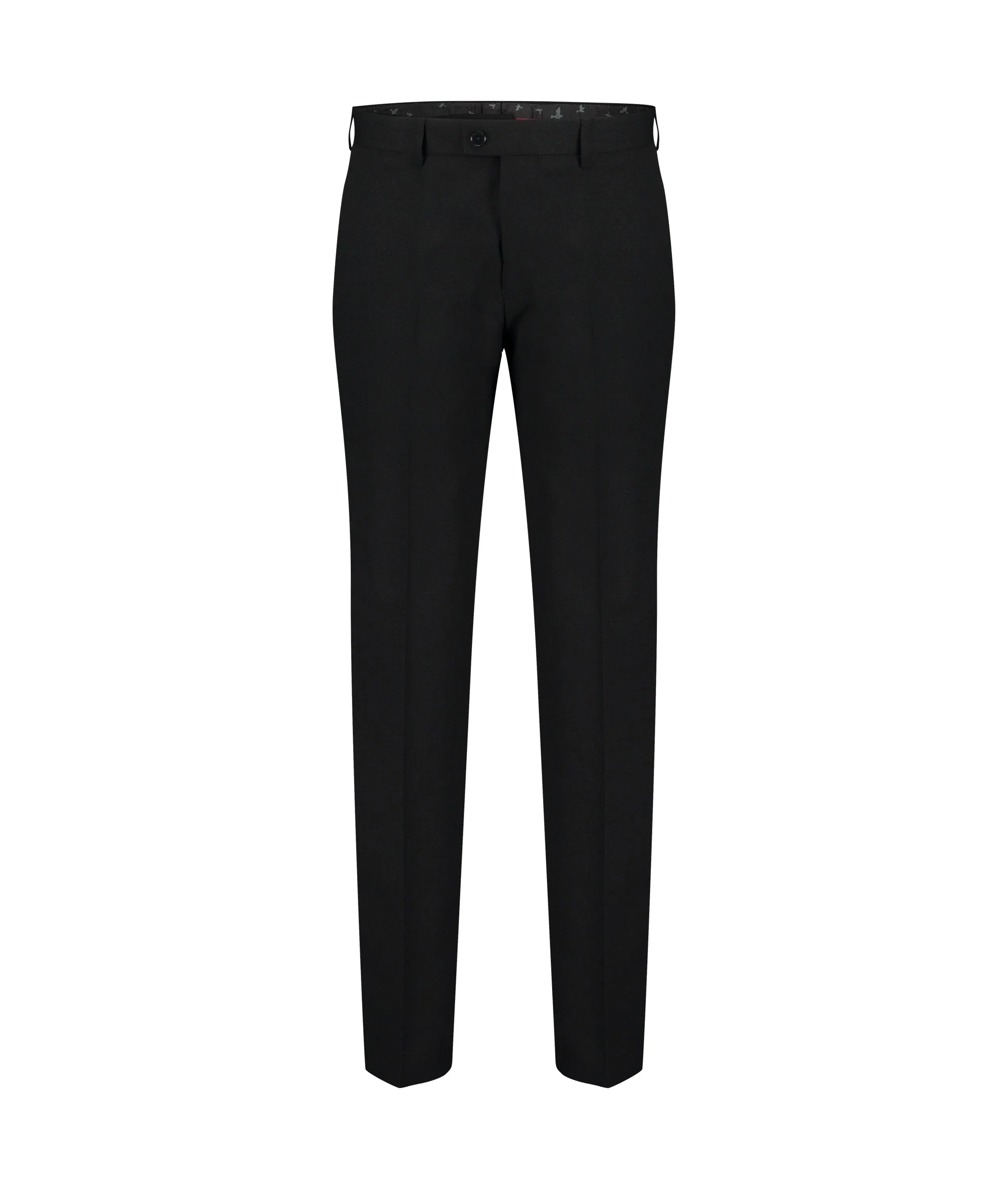 Black Textured Pants