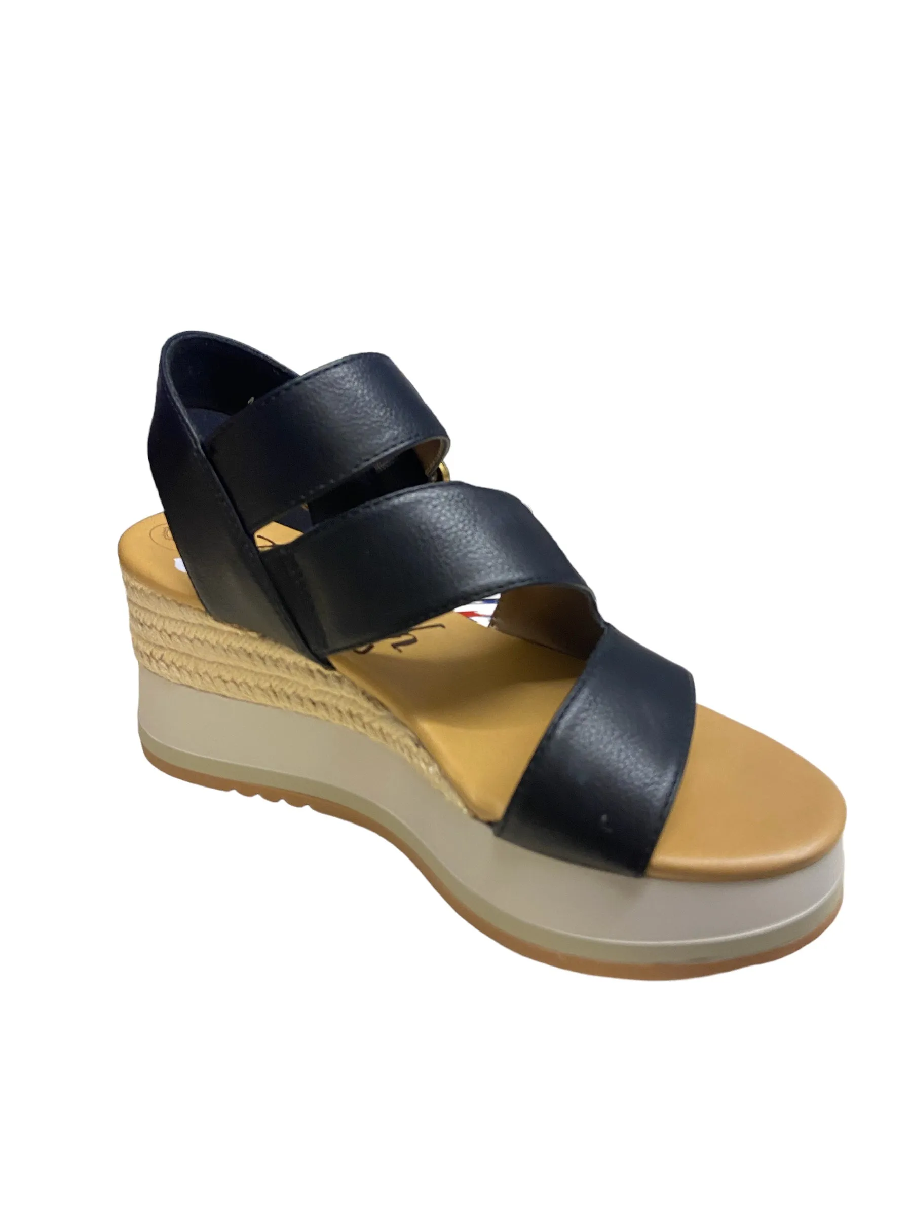 Blowfish Malibu Black Wedge Sandal Solly-B