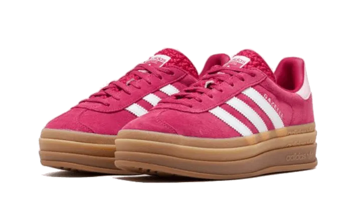 Bold Pink Adidas Gazelle.