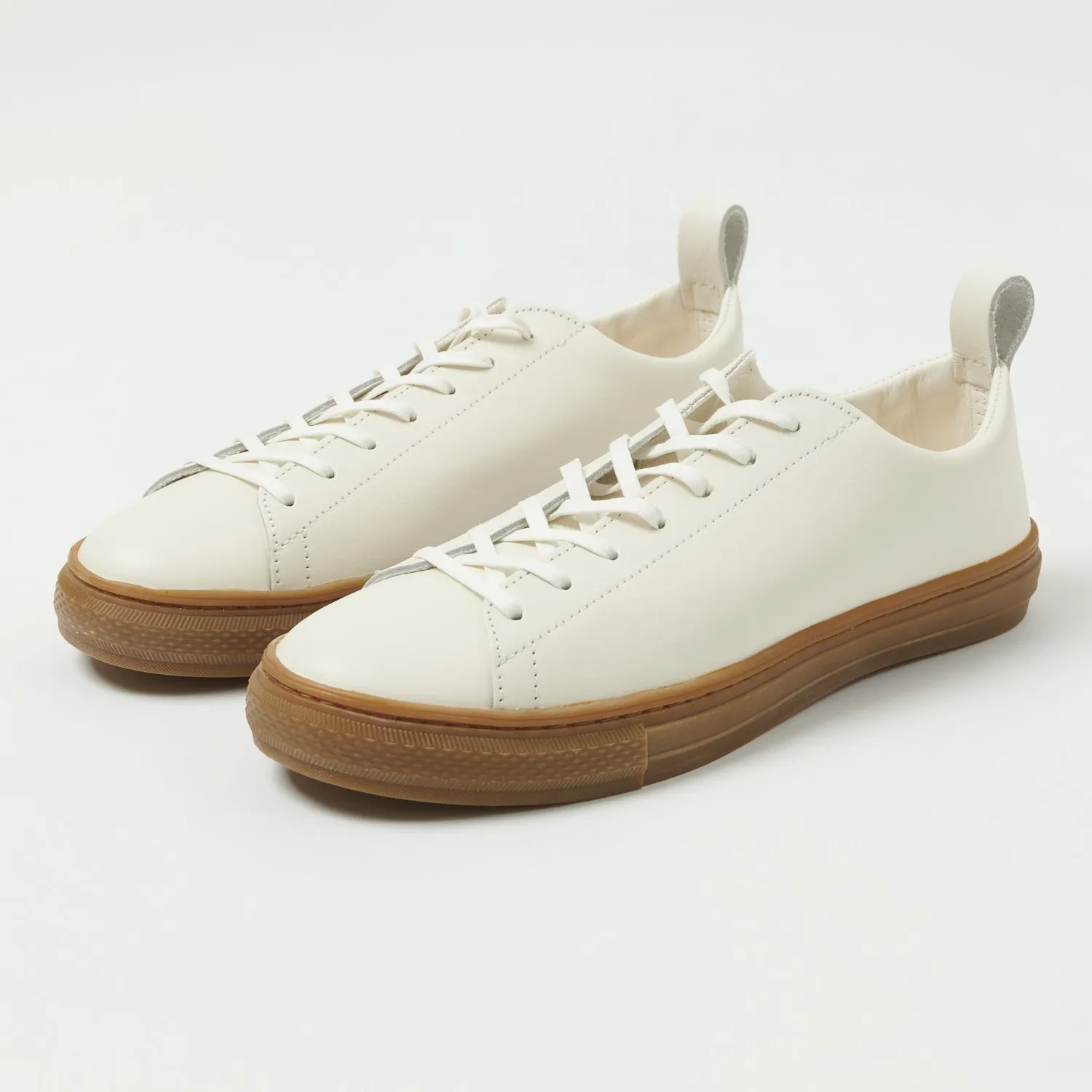 Buddy Bull Terrier Chubby Sneaker - White Leather