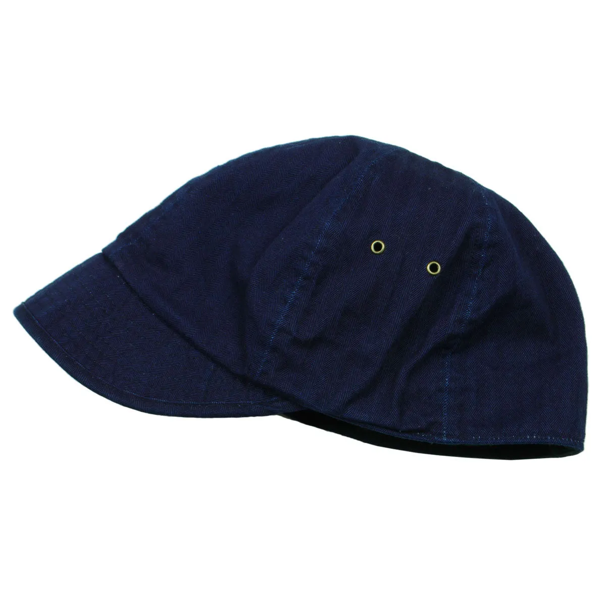 cableami Cap Indigo Herringbone