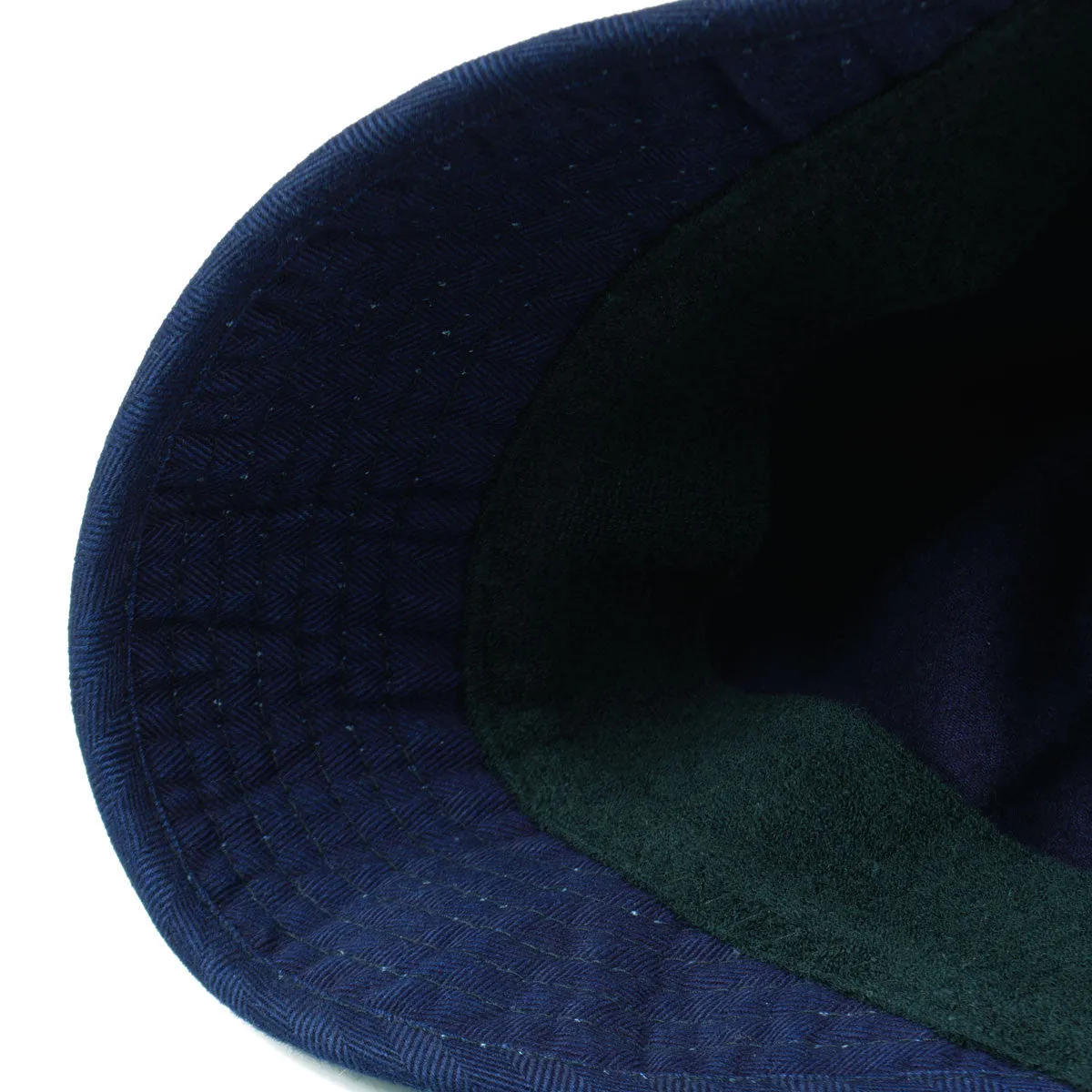 cableami Cap Indigo Herringbone