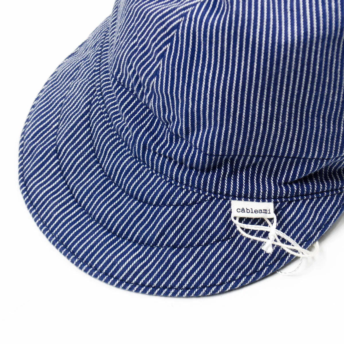 cableami Ventile Reversible Cap Navy Stripe