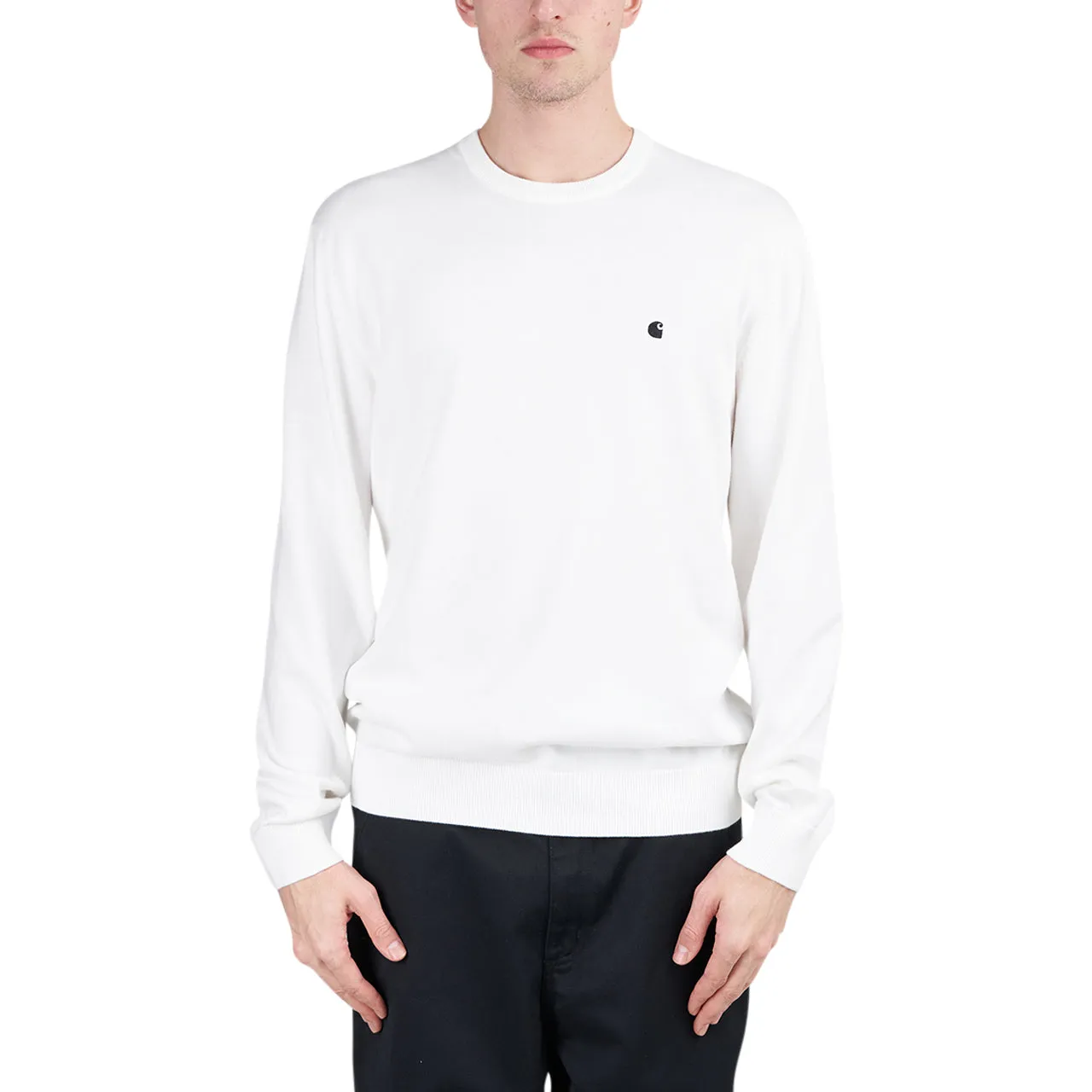 Carhartt WIP White Madison Sweater