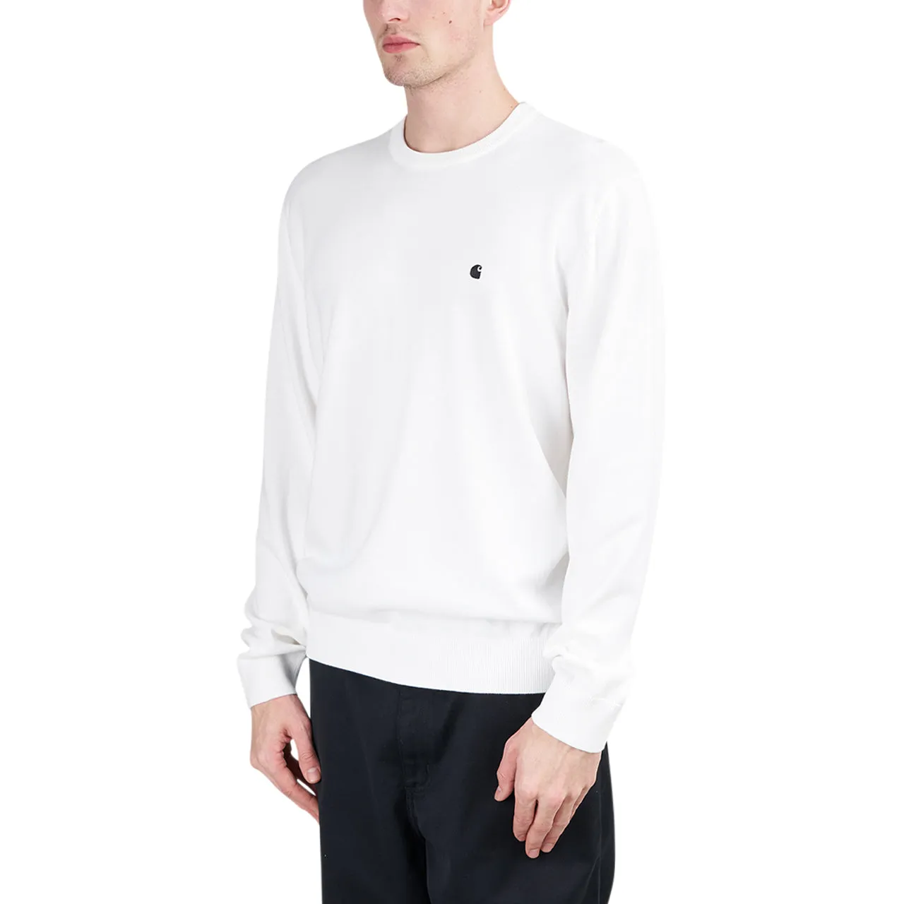 Carhartt WIP White Madison Sweater