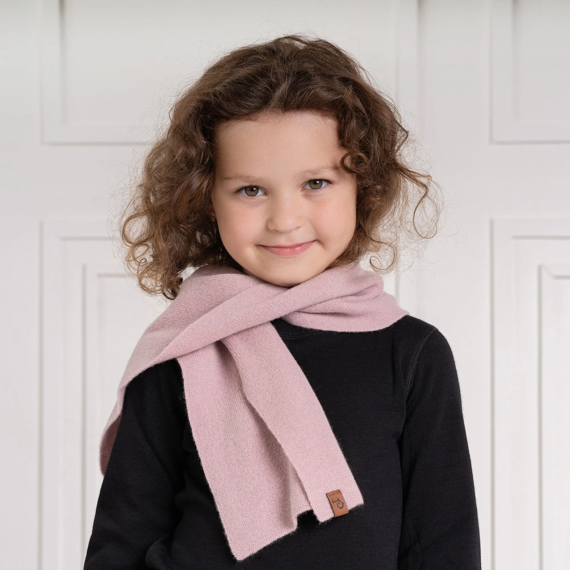 Cashmere Blend Children's Knit Scarf