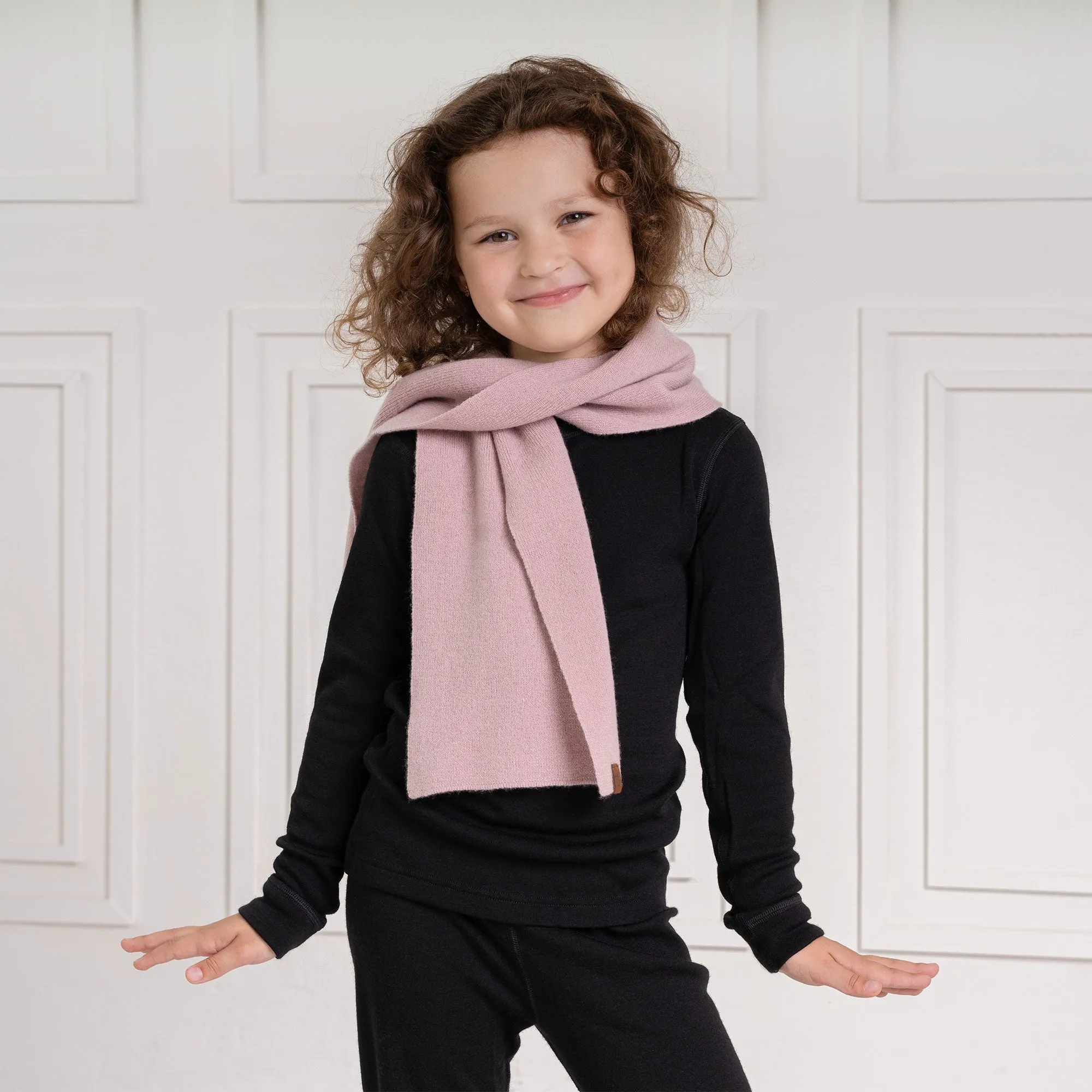 Cashmere Blend Children's Knit Scarf