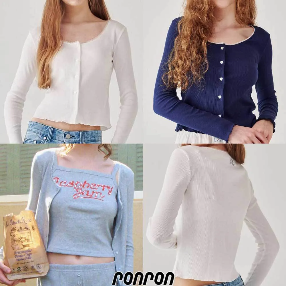 Casual Street Style Long Sleeves Cotton Elegant Top