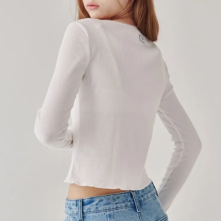 Casual Street Style Long Sleeves Cotton Elegant Top