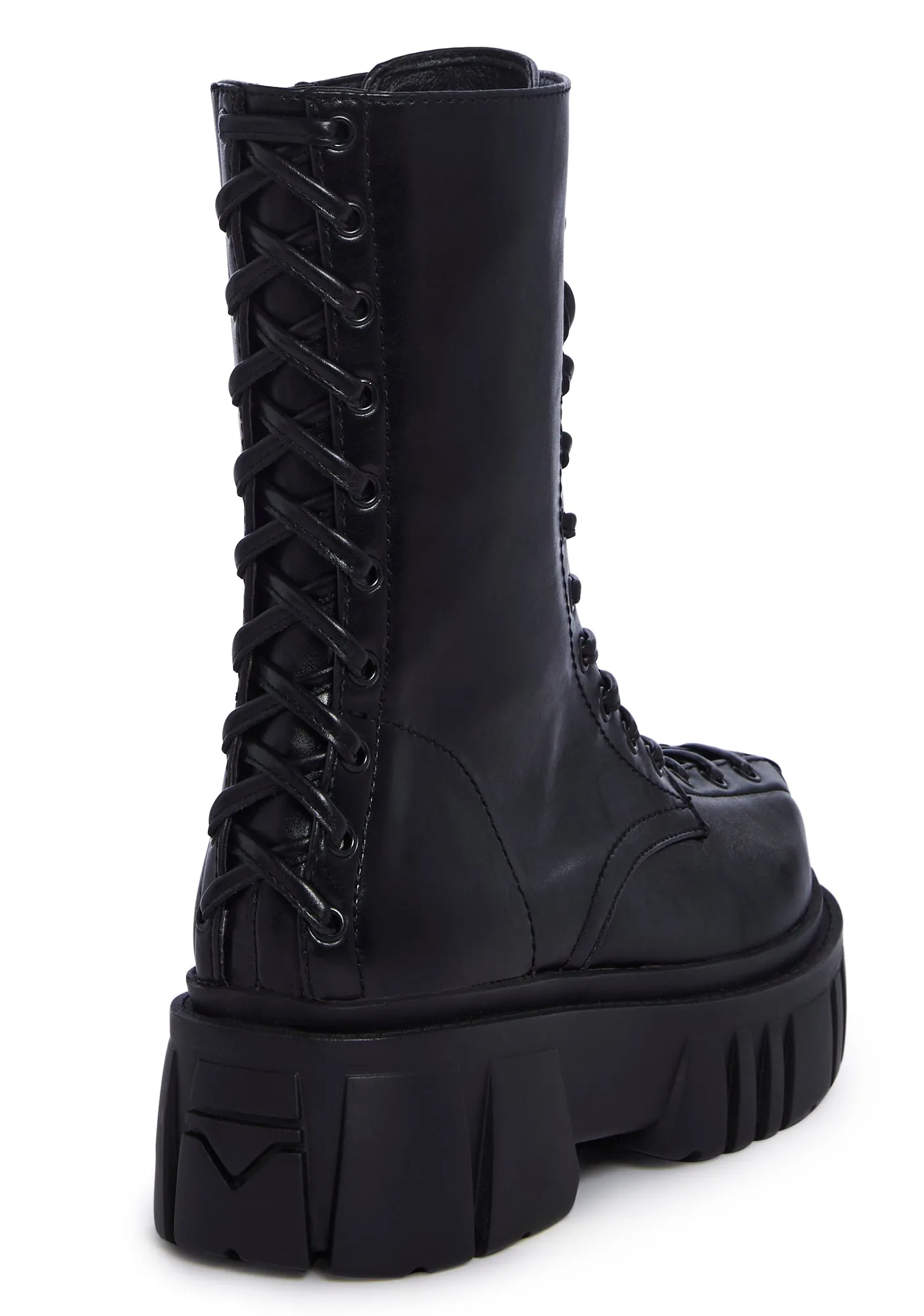 Celestial Candy Black Corset Boots