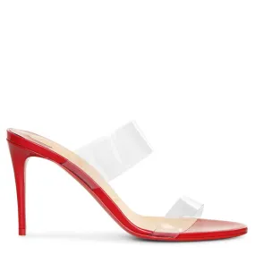 Christian Louboutin Just Nothing 85 Patent PVC Sandals