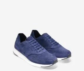 Cole Haan Navy Suede GrandPro Deconstructed Running Sneaker