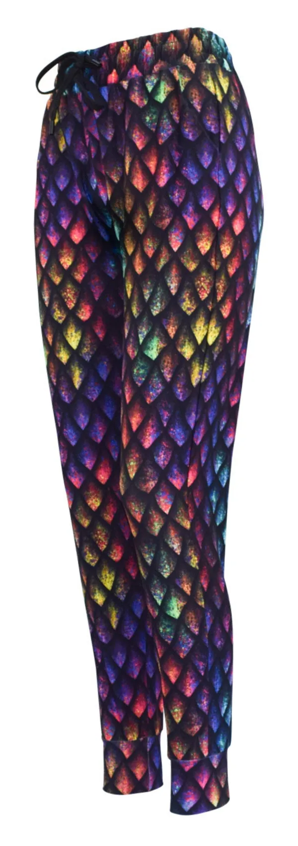 Colorful Dragon Scale Sweatpants