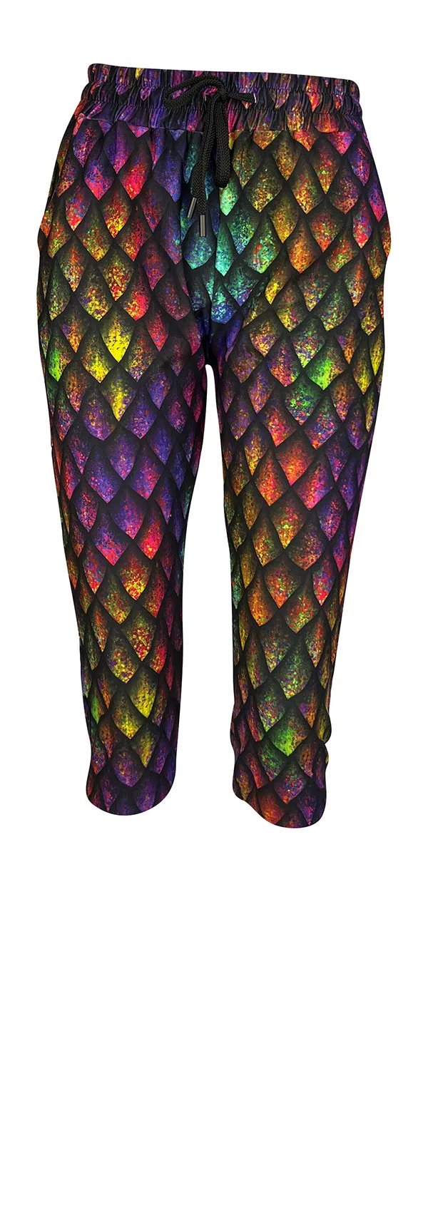 Colorful Dragon Scale Sweatpants