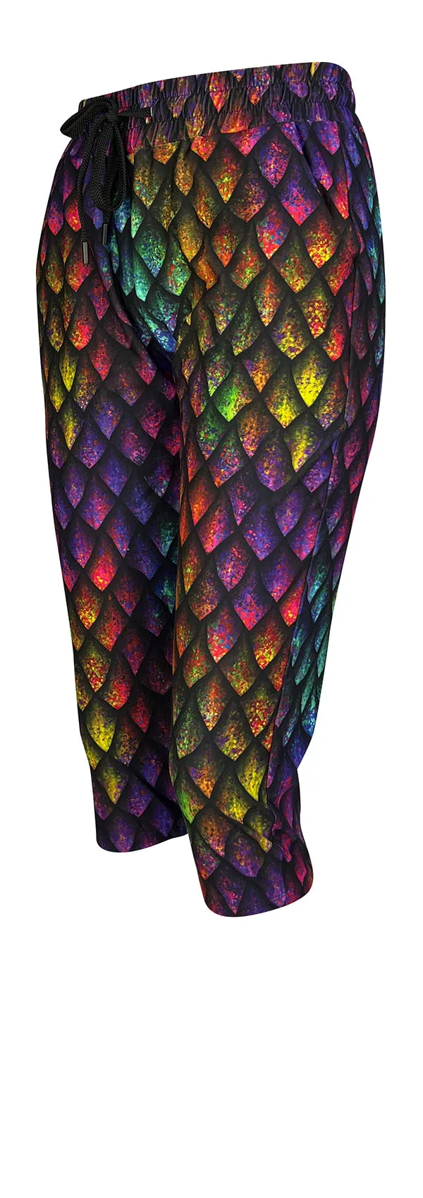 Colorful Dragon Scale Sweatpants