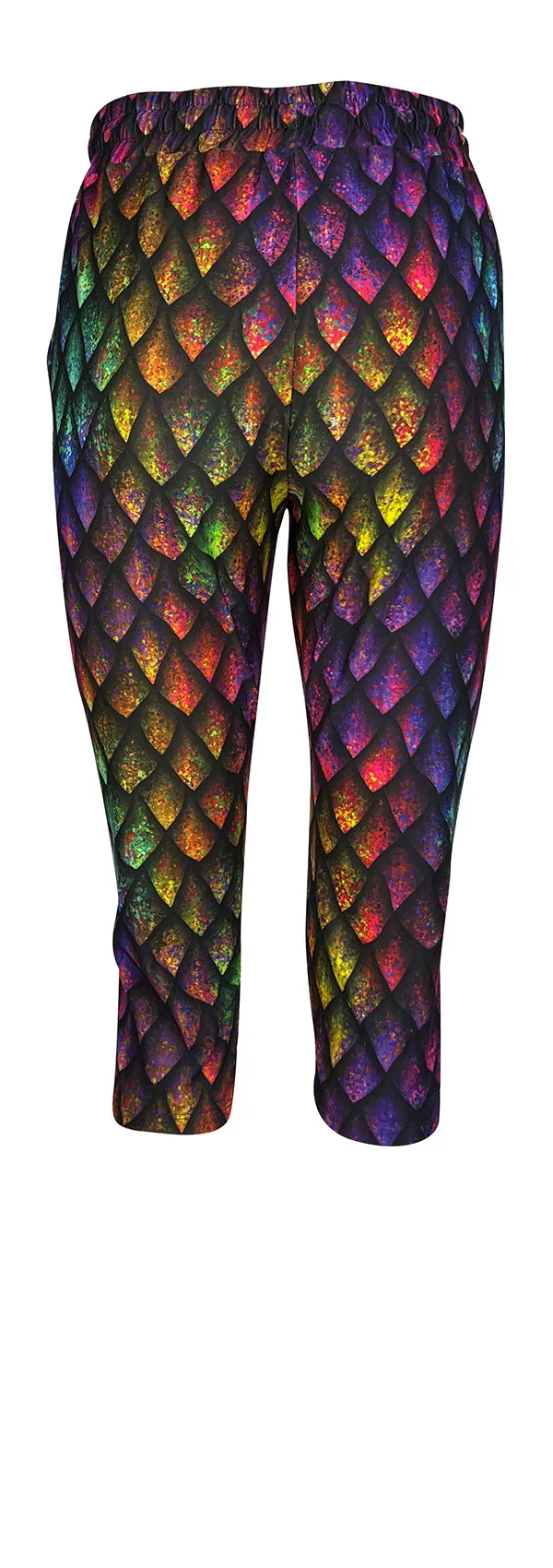 Colorful Dragon Scale Sweatpants