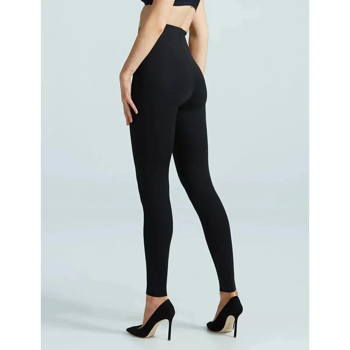 Commando Neoprene Leggings in Black