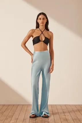 Cool Blue Bias Cut Pant - Camille