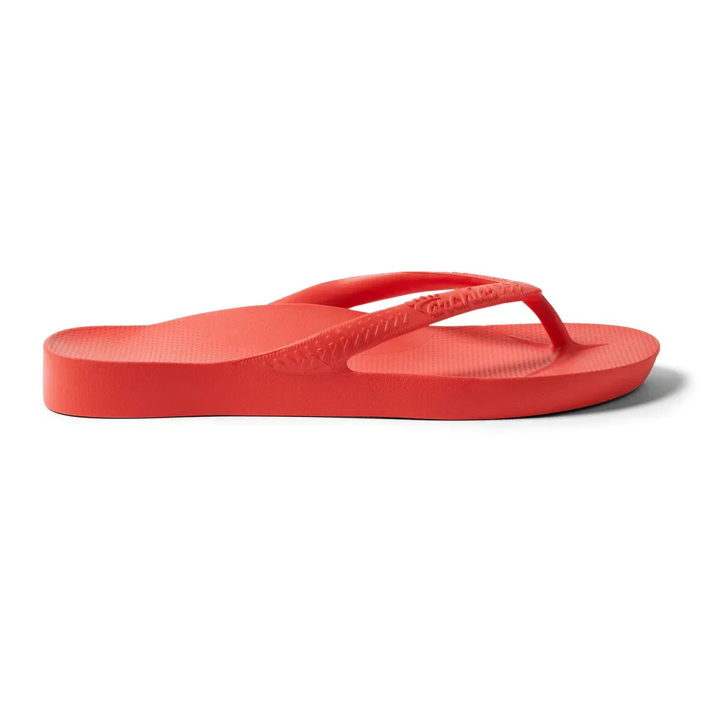 Coral Flip Flops by Archies.