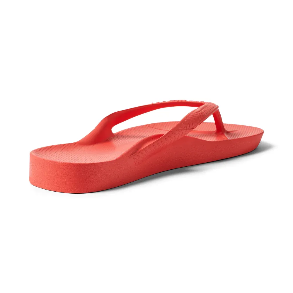 Coral Flip Flops by Archies.