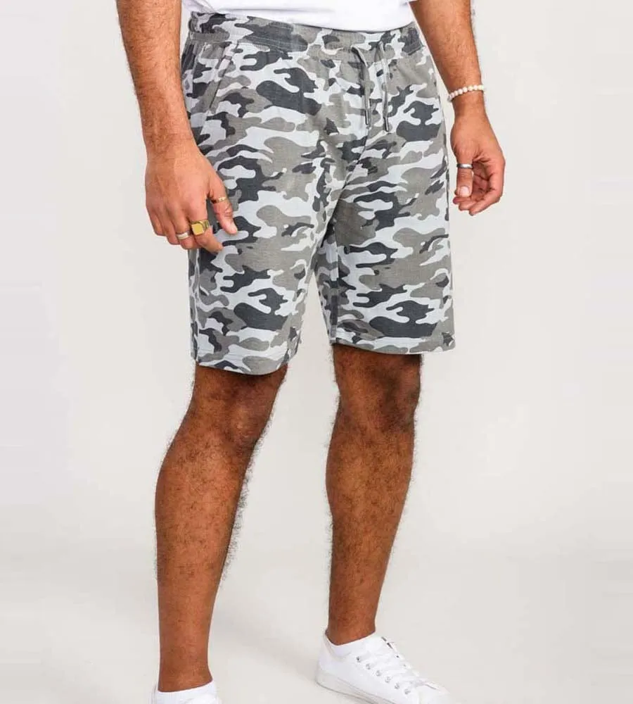 Jersey Camouflage D555 Mens Shorts With Elasticated Waist (CARLTON)