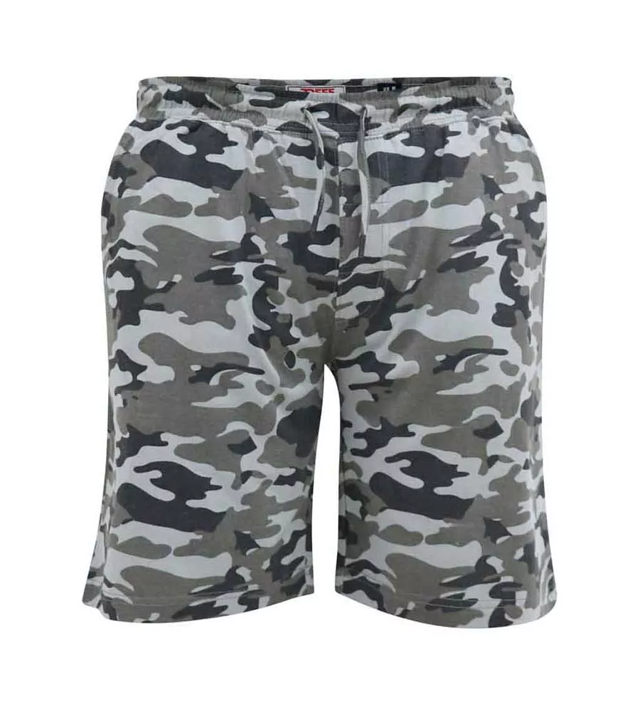 Jersey Camouflage D555 Mens Shorts With Elasticated Waist (CARLTON)