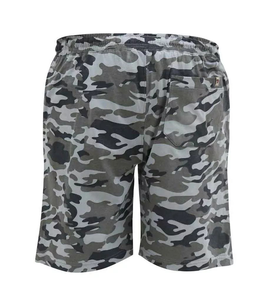 Jersey Camouflage D555 Mens Shorts With Elasticated Waist (CARLTON)