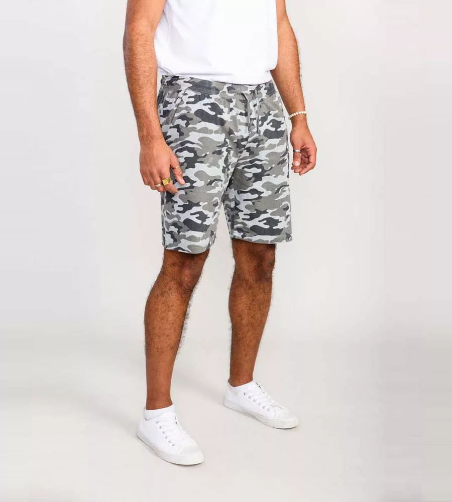 Jersey Camouflage D555 Mens Shorts With Elasticated Waist (CARLTON)