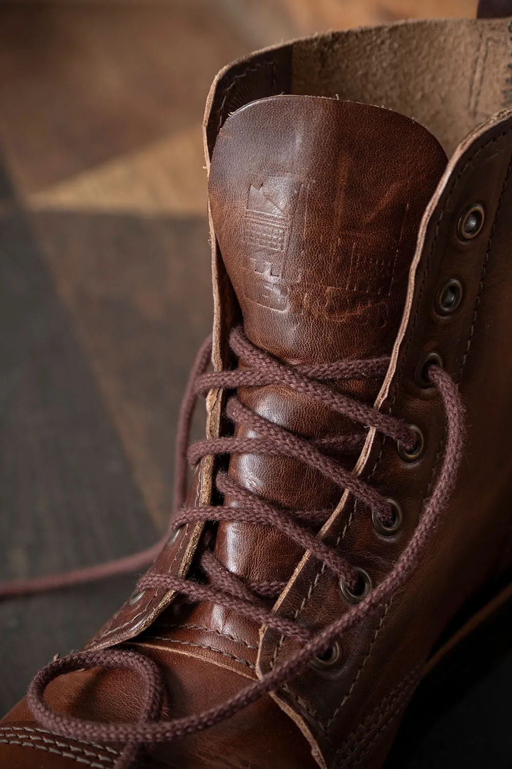 Dark Tan Derby Boots