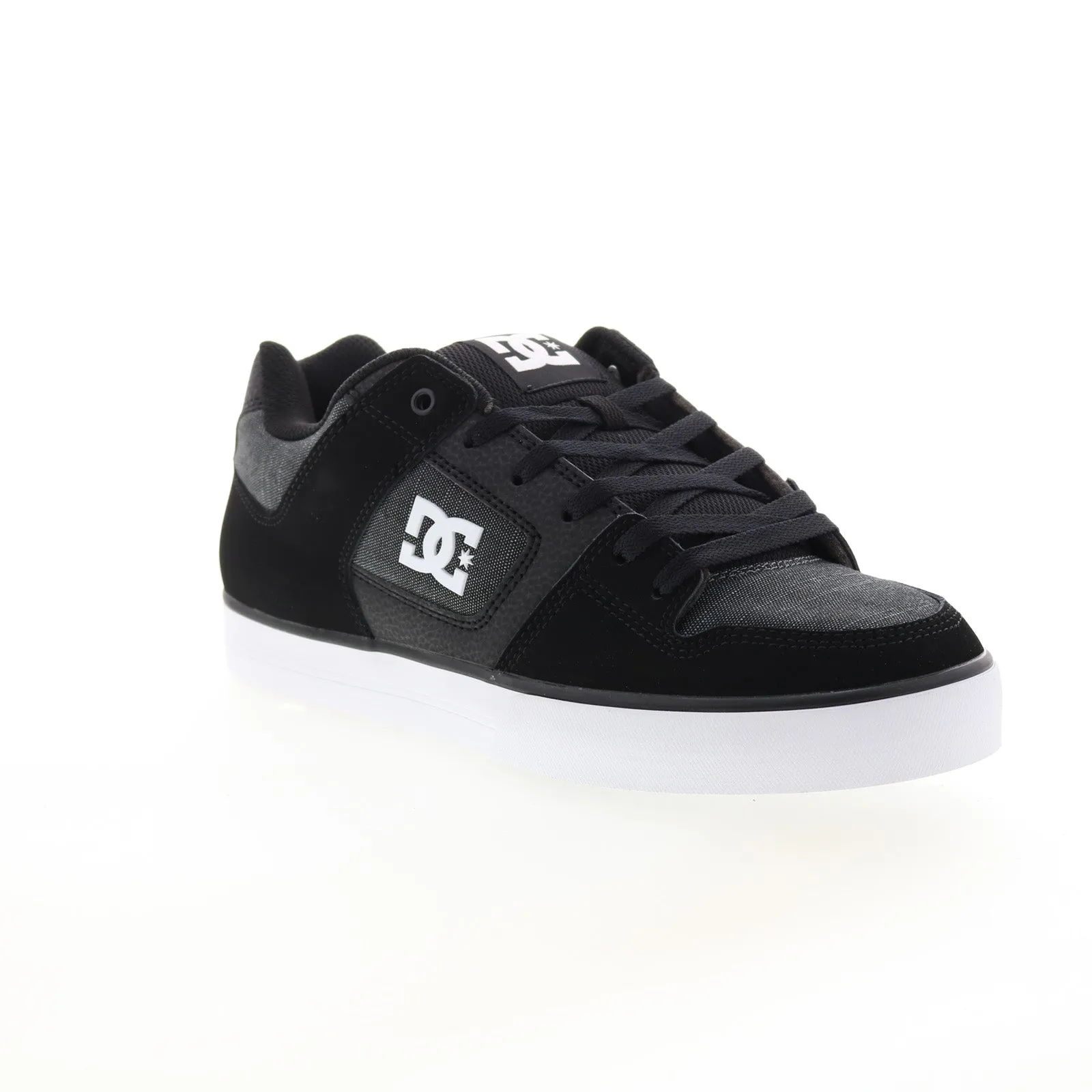 DC Black Nubuck Lace Up Skate Inspired Sneakers Shoes Pure 300660-BDS Mens