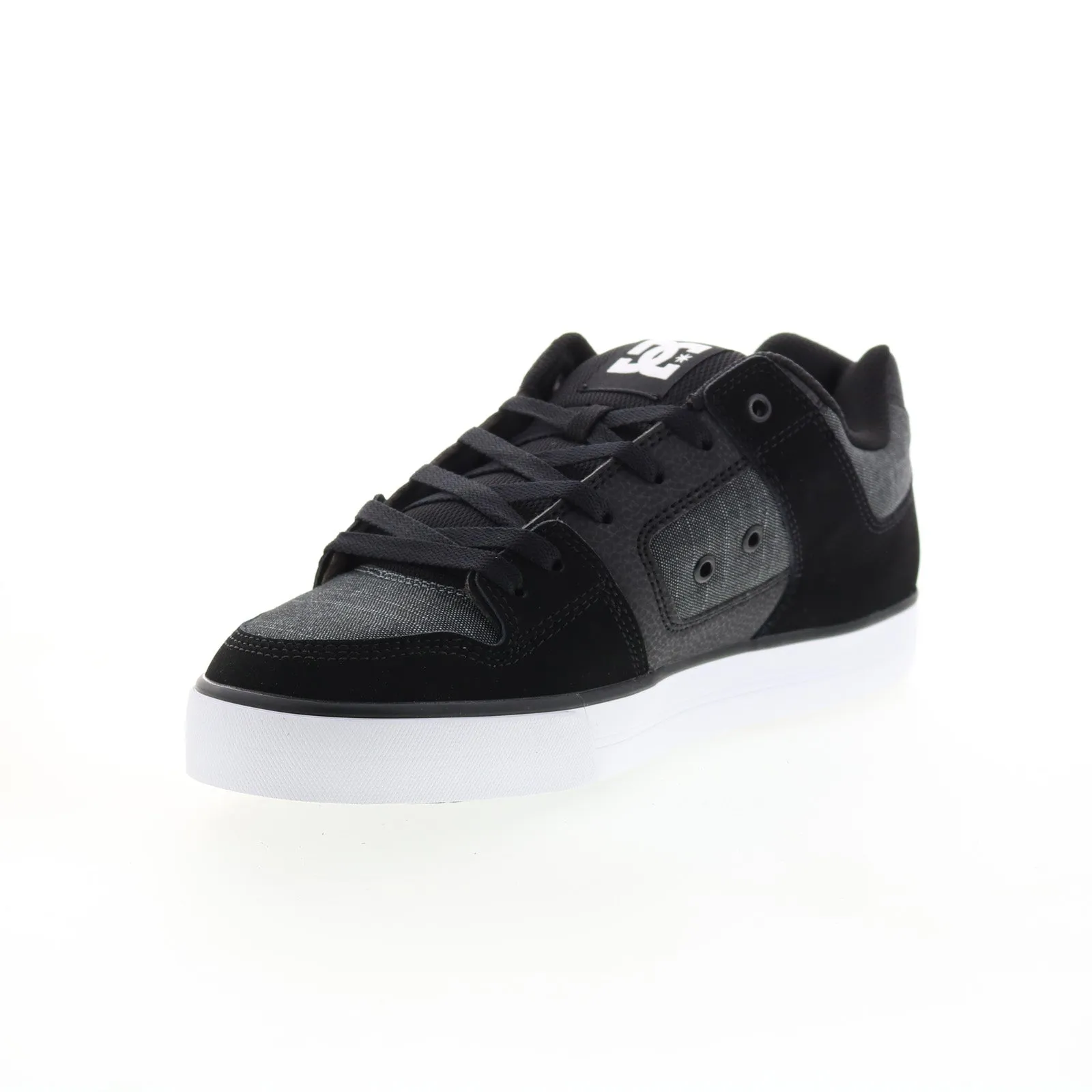 DC Black Nubuck Lace Up Skate Inspired Sneakers Shoes Pure 300660-BDS Mens