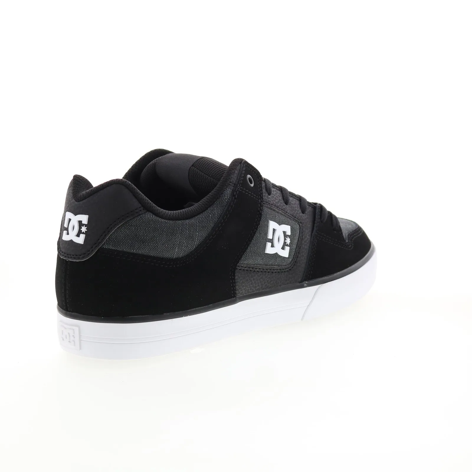 DC Black Nubuck Lace Up Skate Inspired Sneakers Shoes Pure 300660-BDS Mens