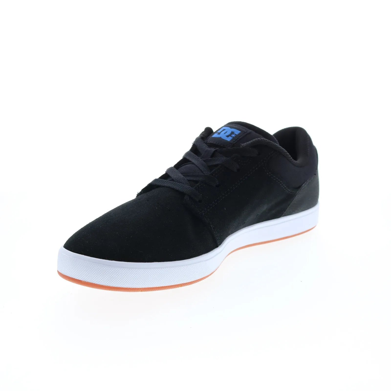 DC Crisis 2 ADYS100647-XKBW Men's Black Suede Skate-Inspired Sneakers