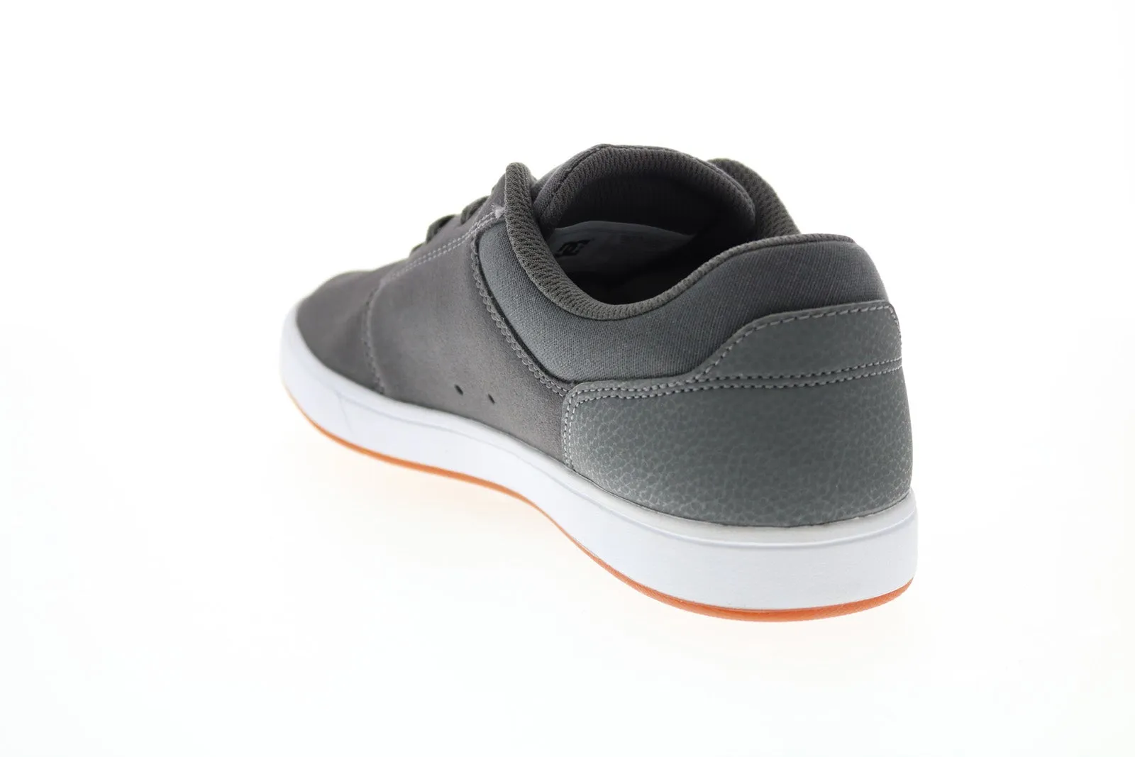 DC Crisis 2 Mens Gray Suede Skate Shoes