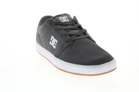 DC Crisis 2 Mens Gray Suede Skate Shoes